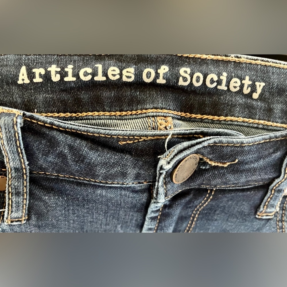 EUC Articles of Society Stretch Skinny Jeans Women’s 27 Ankle Length - Picture 3 of 5